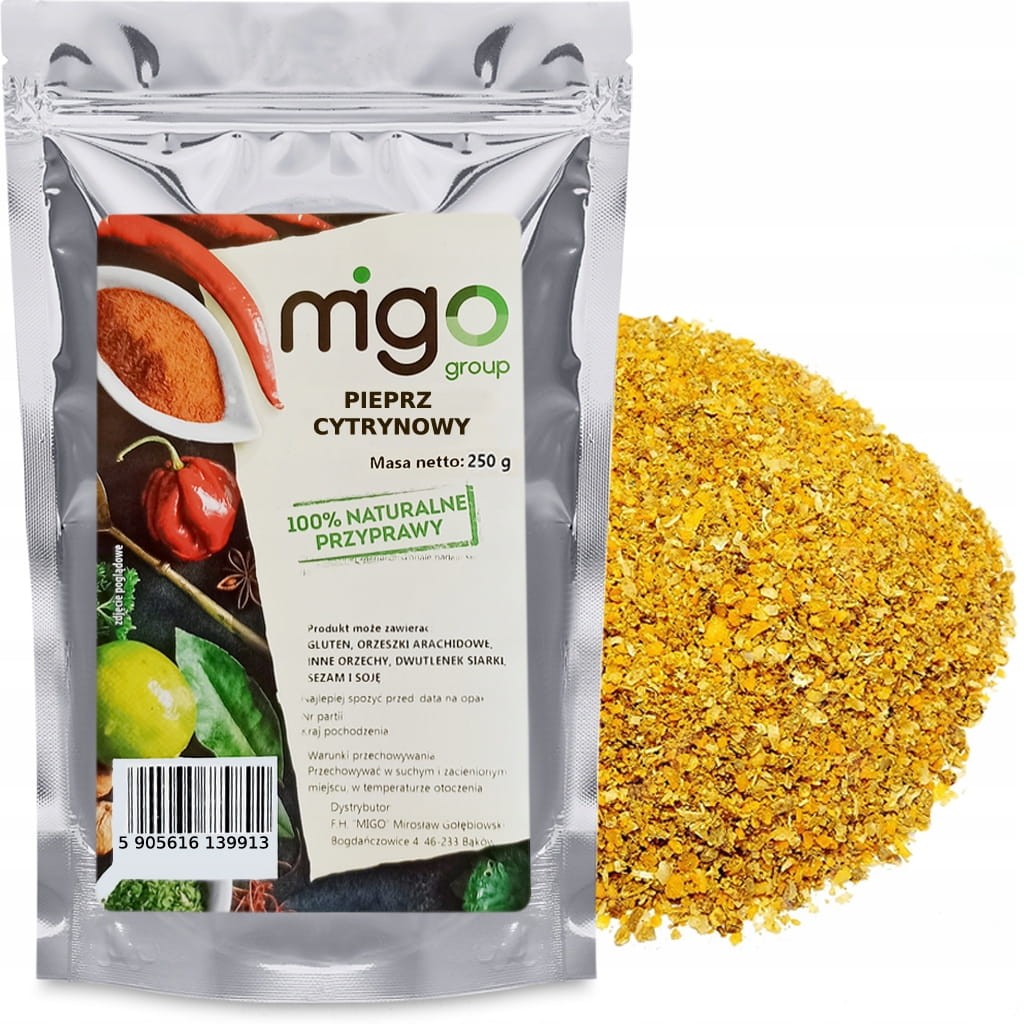 Pieprz cytrynowy 250g - MIGOgroup