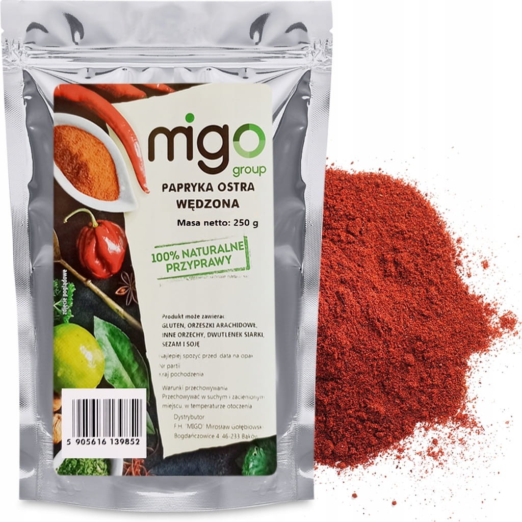 Papryka ostra wędzona ASTA 250g - MIGogroup