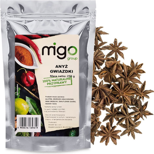 Anyż Gwiazdki (gwiazdzisty, gwiazdy) 250g  - MIGogroup