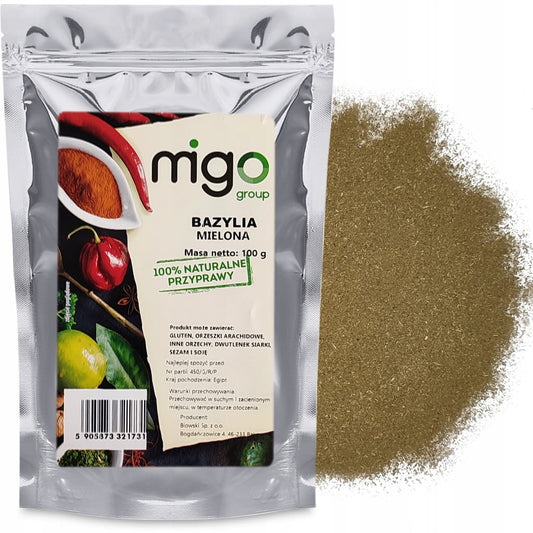 Bazylia mielona, naturalna przyprawa 100g - MIGOgroup