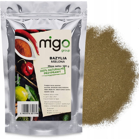 Bazylia mielona, naturalna przyprawa 500g - MIGOgroup
