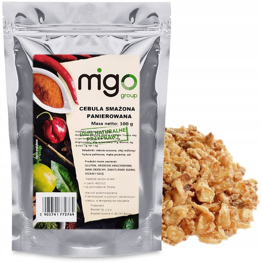 Cebula smażona panierowana 100g  - MIGogroup