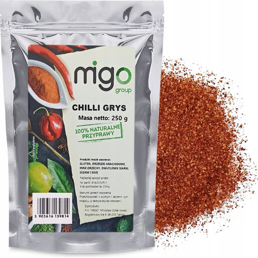 Chili  w proszku papryka, grys 250g  - MIGOgroup