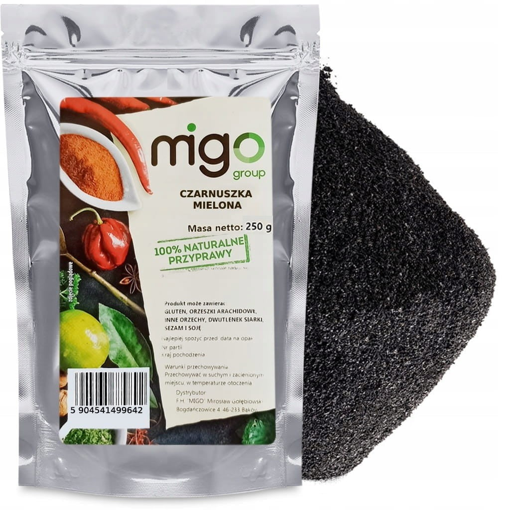 Czarnuszka mielona 250g  - MIGOgroup