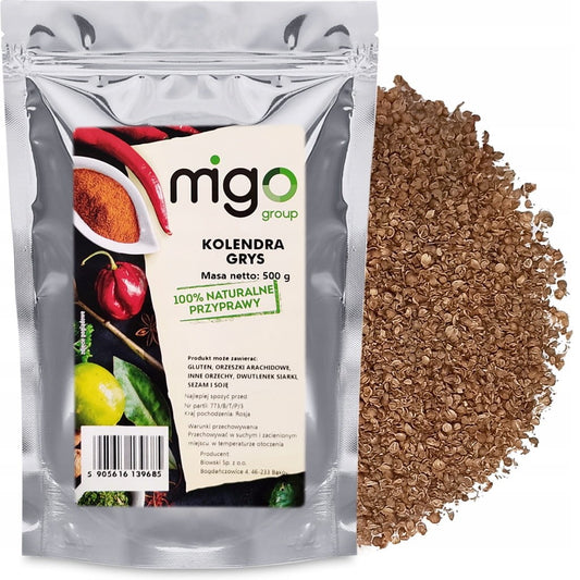 Kolendra GRYS, przyprawa 500g - MIGogroup