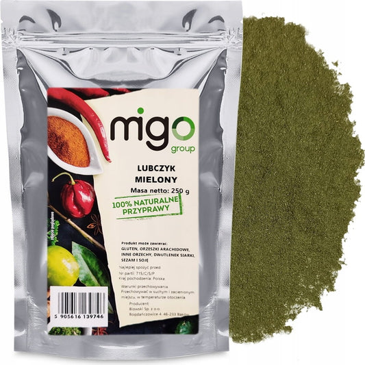Lubczyk MIELONY, suszony liść aromatyczny 250g  - MIGogroup