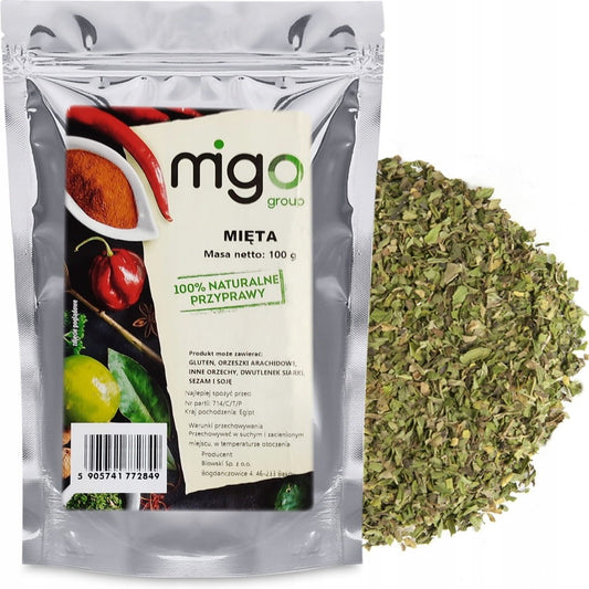 Mięta suszona, naturalna  100g - MIGOgroup