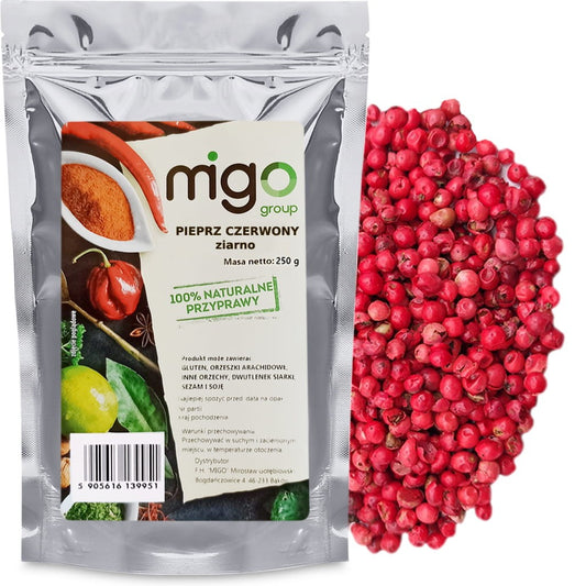 Pieprz czerwony ziarnisty  250g - MIGOgroup