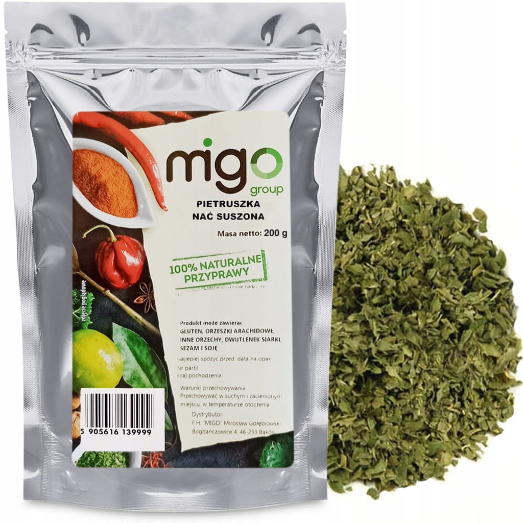 Pietruszka nać, suszona  200g - MIGOgroup