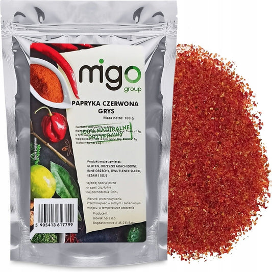 Papryka czerwona GRYS - 100g - MIGOgroup