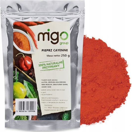 Pieprz cayenne, kajeński, mielony 250g - MIGOgroup