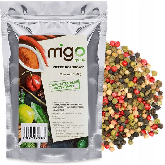 Pieprz kolorowy ziarnisty  50g - MIGOgroup