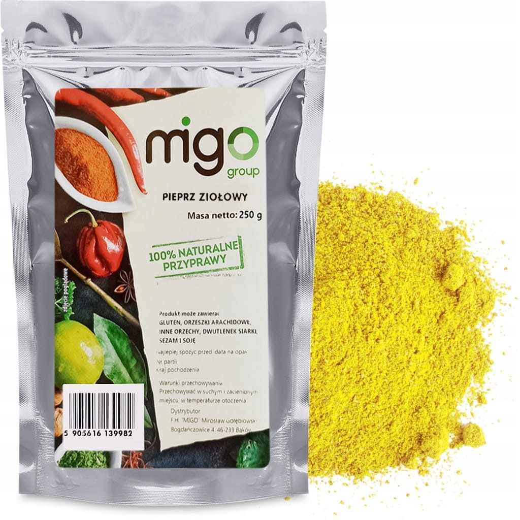 Pieprz ziołowy mielony  250g - MIGOgroup