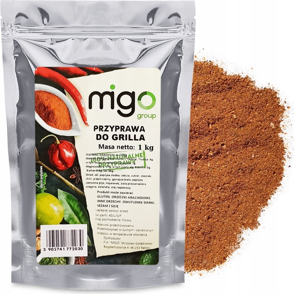 Przyprawa do grilla, barbecue  1kg  - MIGOgroup