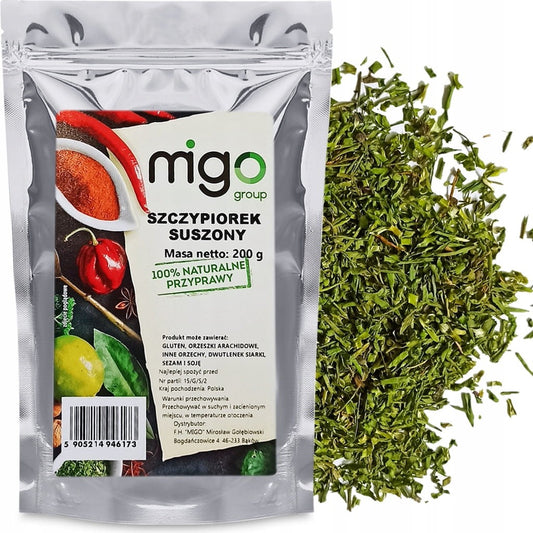 Szczypiorek suszony, cięty - 200g - MIGogroup