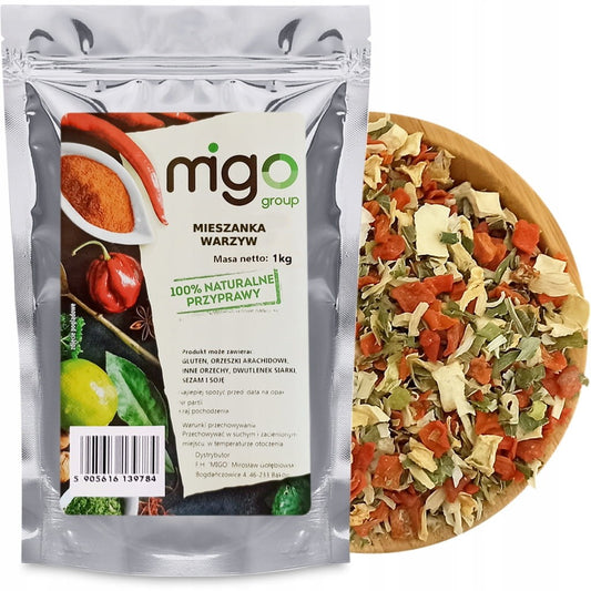 Warzywa suszone, mieszanka warzyw 1kg  - MIGogroup