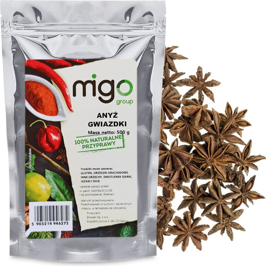 Anyż Gwiazdki (gwiazdzisty, gwiazdy) 500g  - MIGogroup