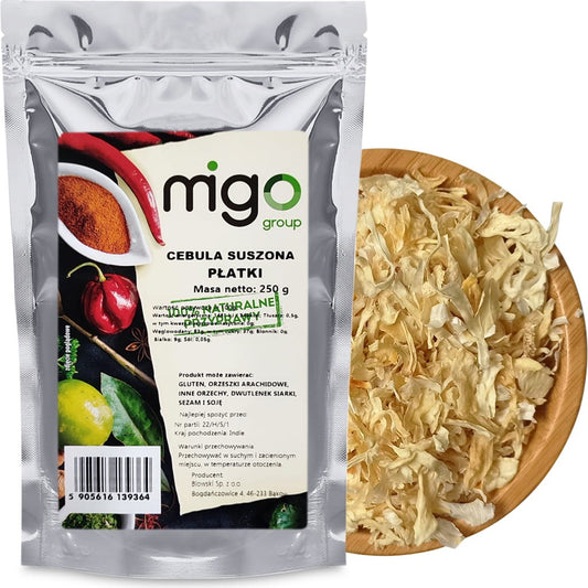 Cebula płatek, suszone płatki 250g - MIGOgroup
