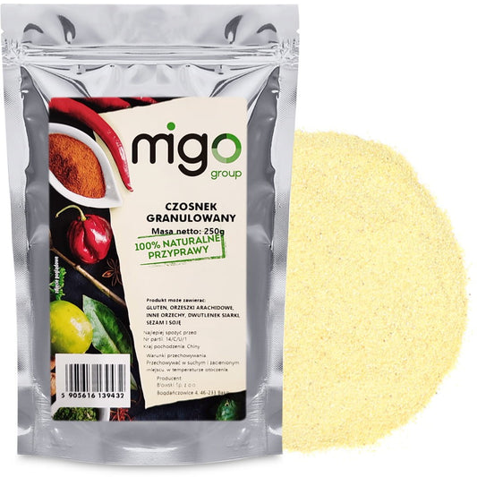 CZOSNEK granulowany 250g  - do SOSU i MIĘS, Zup - MIGogroup