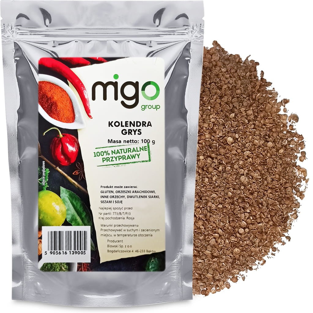 Kolendra GRYS, przyprawa 100g - MIGogroup