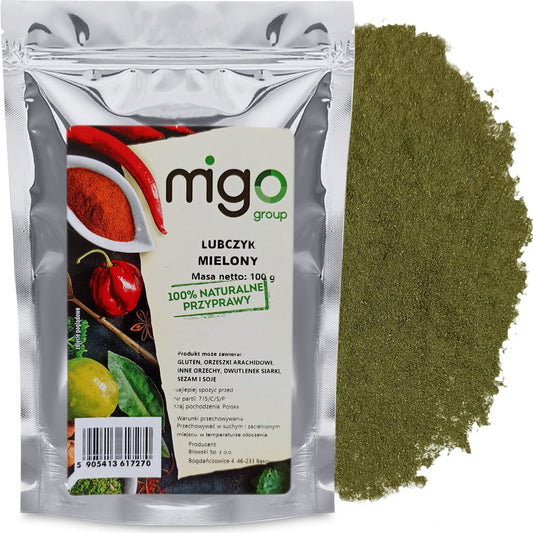 Lubczyk MIELONY, suszony liść aromatyczny 100g  - MIGogroup
