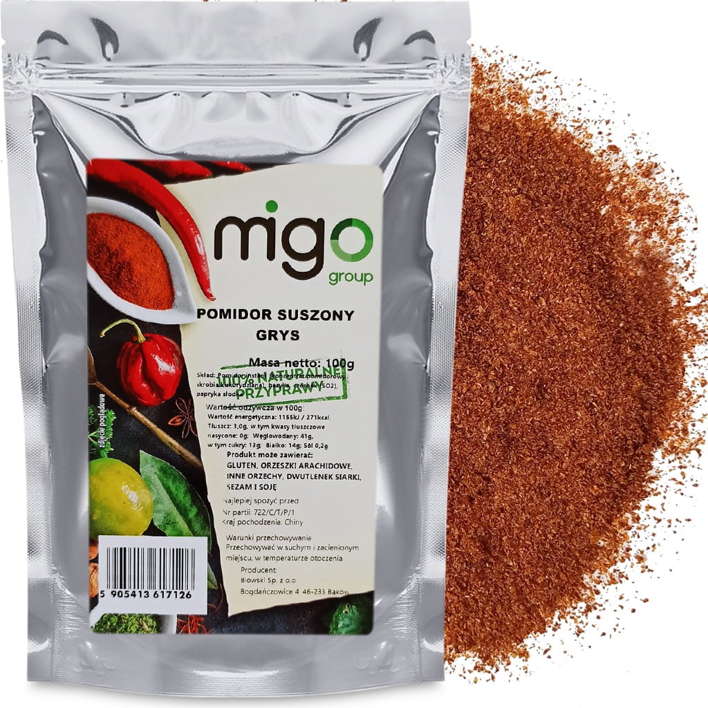 Pomidor suszony GRYS - 100g - MIGogroup