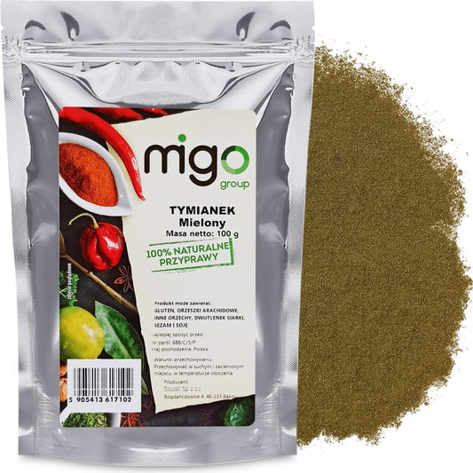 TYMIANEK Mielony, przyprawa - 100g -  MIGogroup